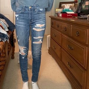 american eagle high rise jegging